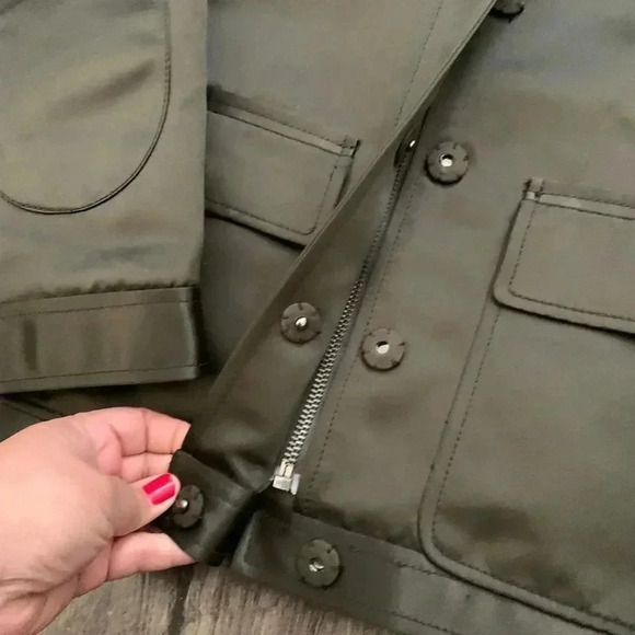 Madewell Women’s ArmyGreen Jacket Size Small - Picture 4 of 7